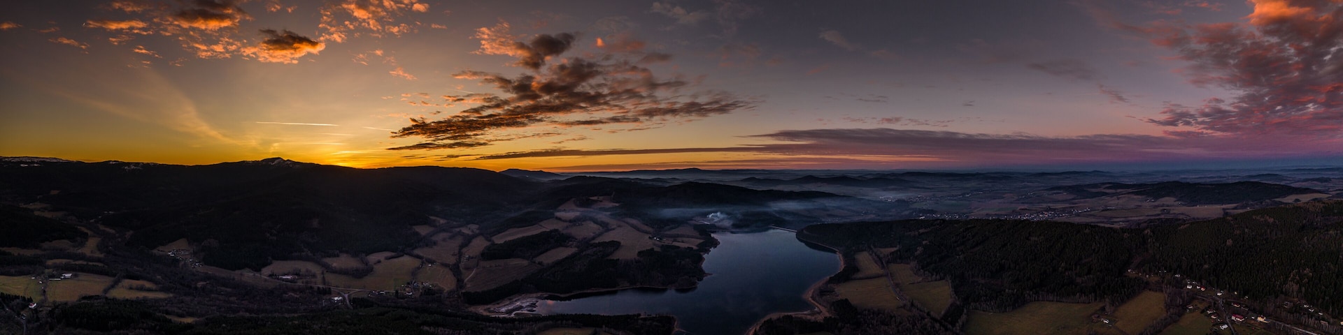 The Nýrsko reservoir is a dam on the Úhlava River, which is located south of Nýrsko in the Klatovy district in the Pilsen Region. It was built between 1965 and 1969 on a 93.69 kilometer kilometer. The