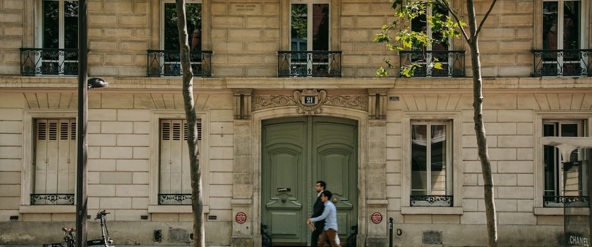 Faubourg Saint-Germain which includes street scenes as well as a couple