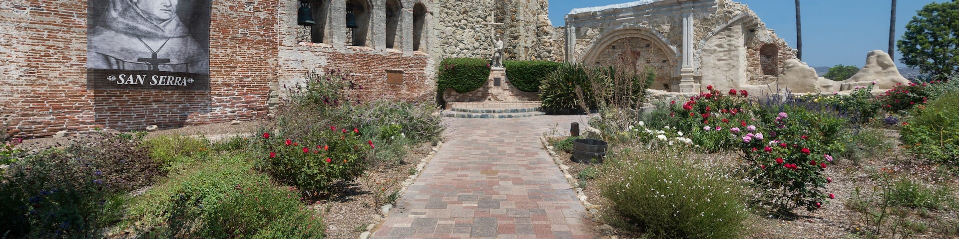 Ruins of Mission San Juan Capistrano in California