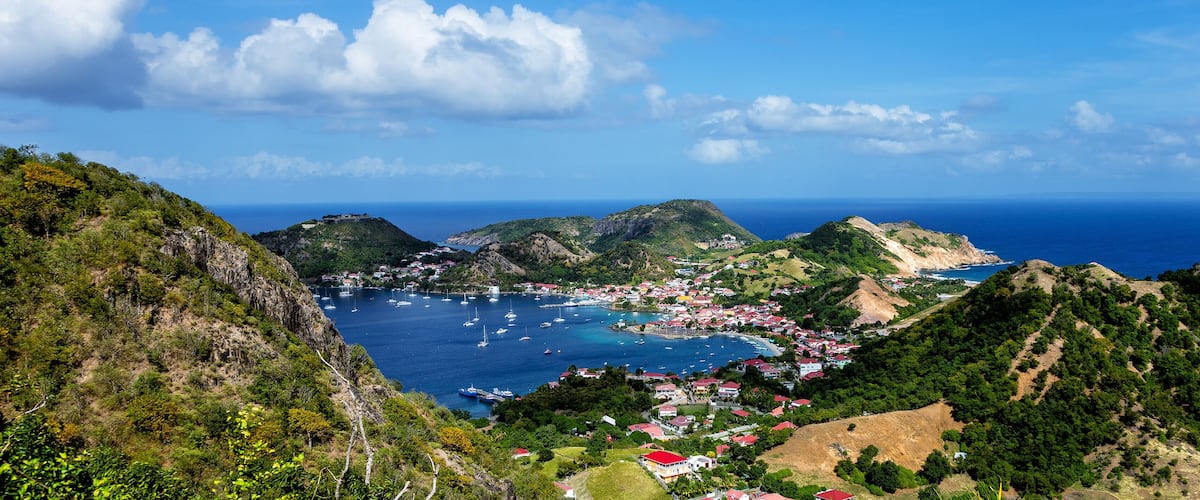 Bay of Les Saintes, Terre-de-Haut, Iles des Saintes, Les Saintes, Guadeloupe, Lesser Antilles, Caribbean.