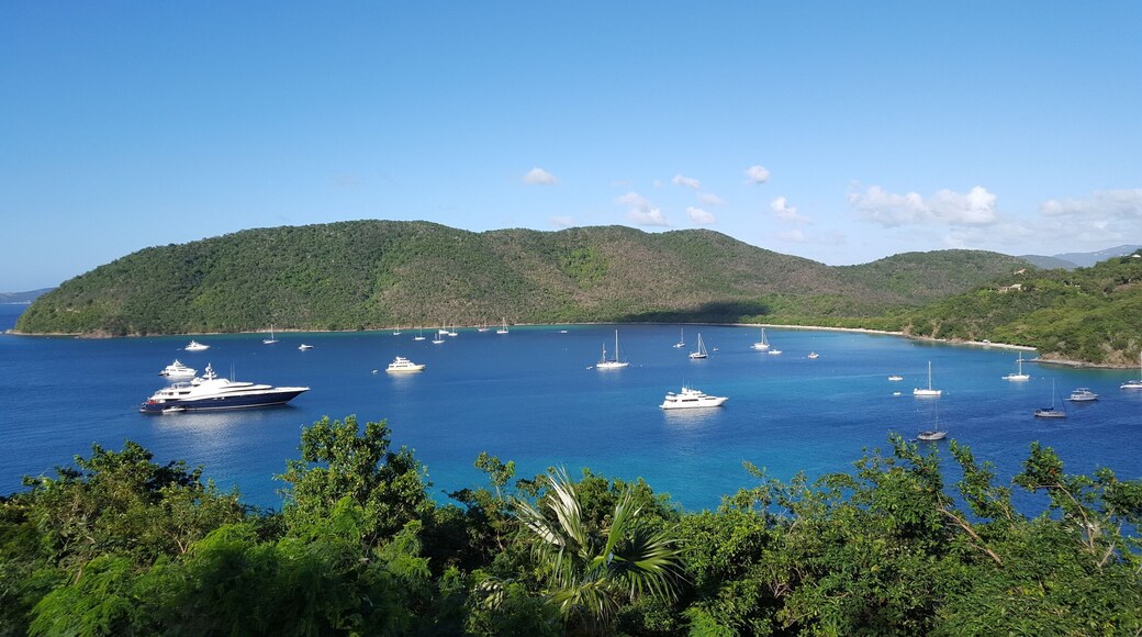 Overlook of Maho Bay and Marys Point St. John, USVI