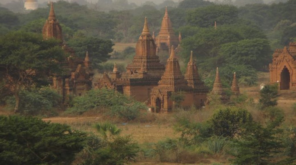 I can't get over how my photos of the temples of Bagan, Myanmar looked like paintings. I visited this unspoiled country during Thingyan, the annual water festival in April 2014. It was unforgettable. My explorations of the Buddhist temples were a peaceful reprieve from the non-stop chaos of the holiday festivities.