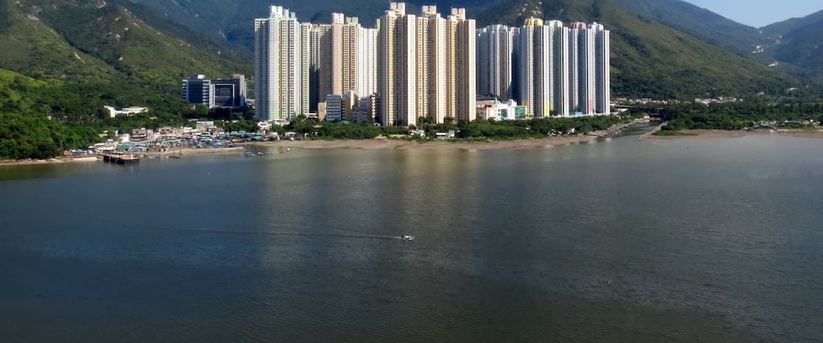 Yat Tung Estate, Tung Chung, Lantau Island, Hong Kong.