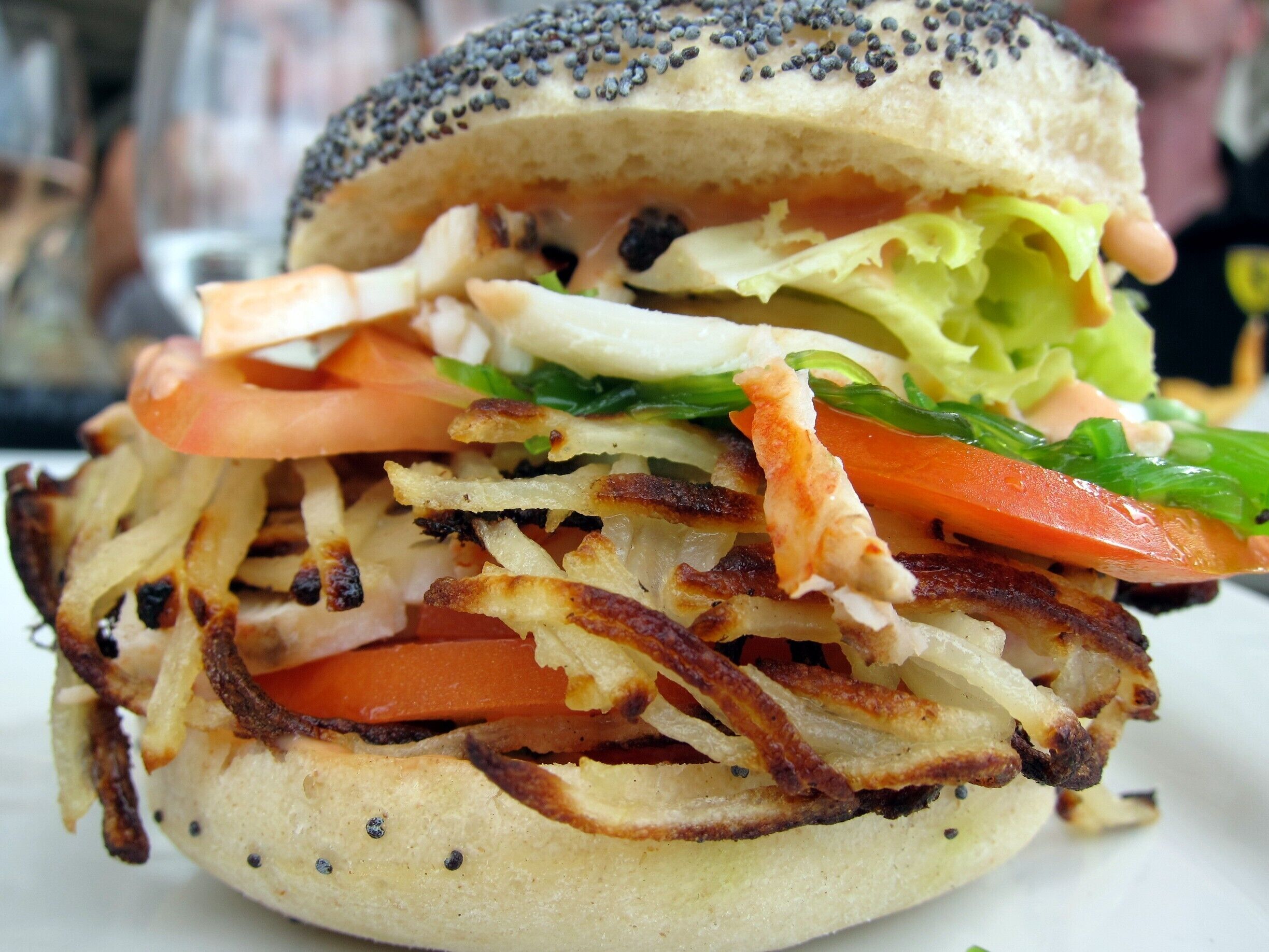 Without question, of of the best meals of my life...Lobster Burger and Japanese Octopus Carpaccio at La Plage in St. Barths. WOW. #restaurant #food #travel #stbarths #welovetoexplore #beach