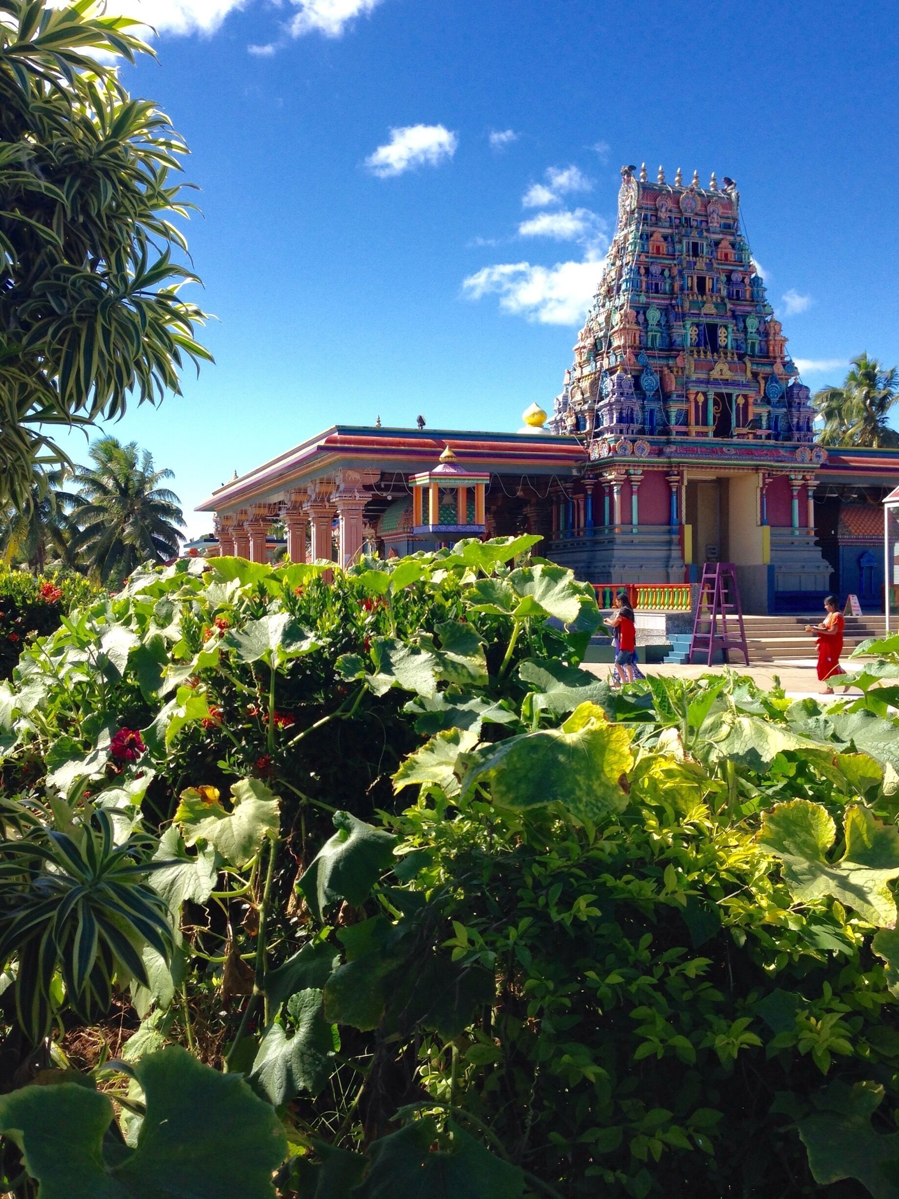 Beautiful temples engulfed by #blue skies.