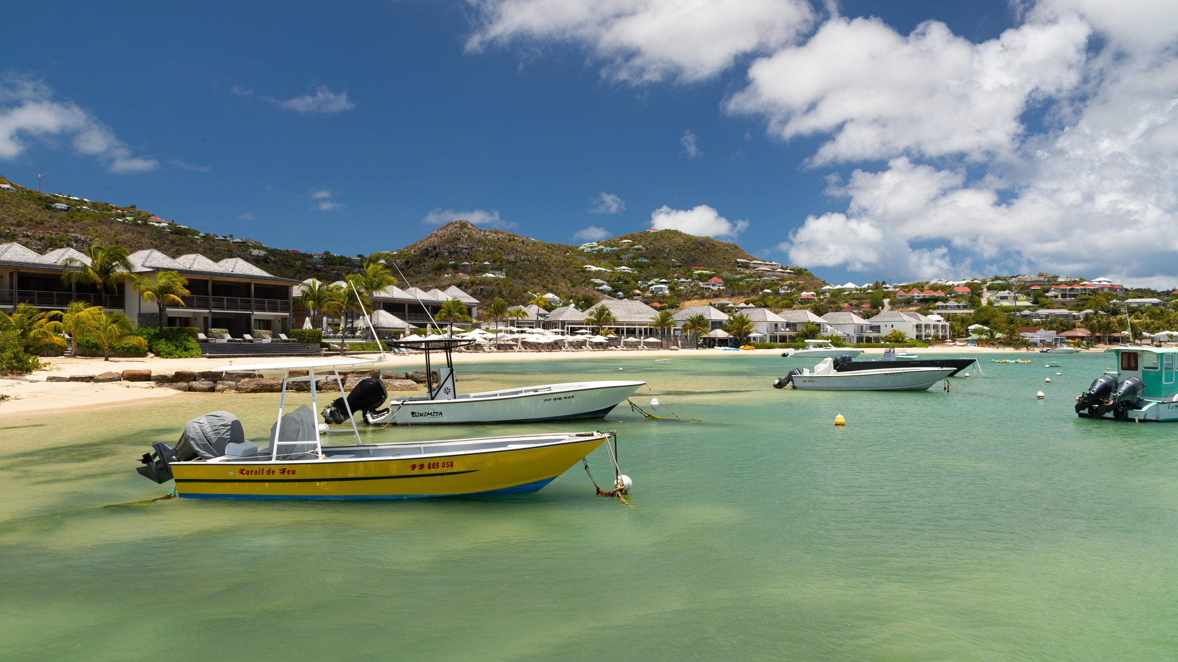 Grand Cul-de-Sac featuring a bay or harbor and general coastal views