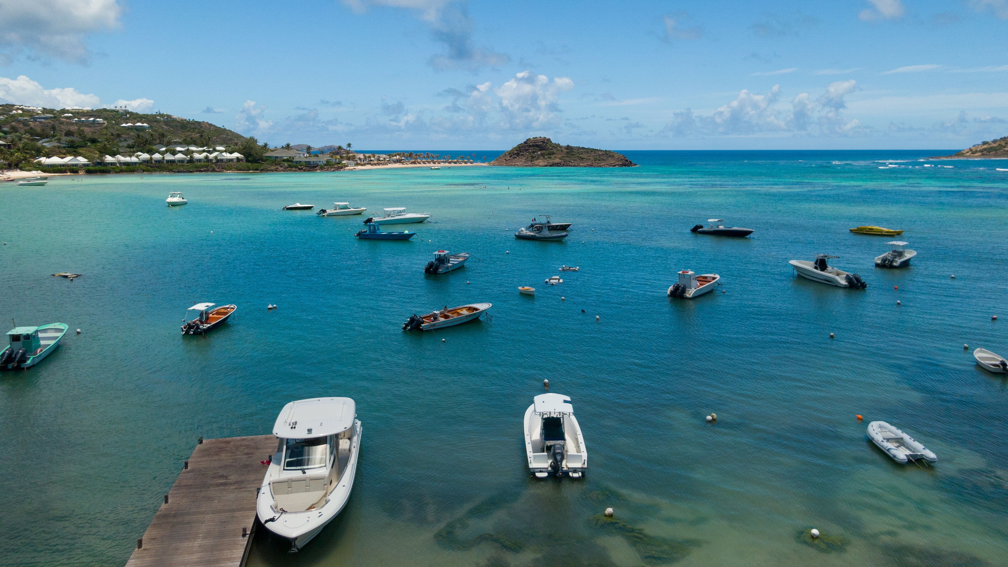 Grand Cul-de-Sac which includes general coastal views and a bay or harbor