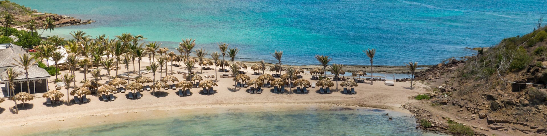 Grand Cul-de-Sac featuring tropical scenes, landscape views and a beach