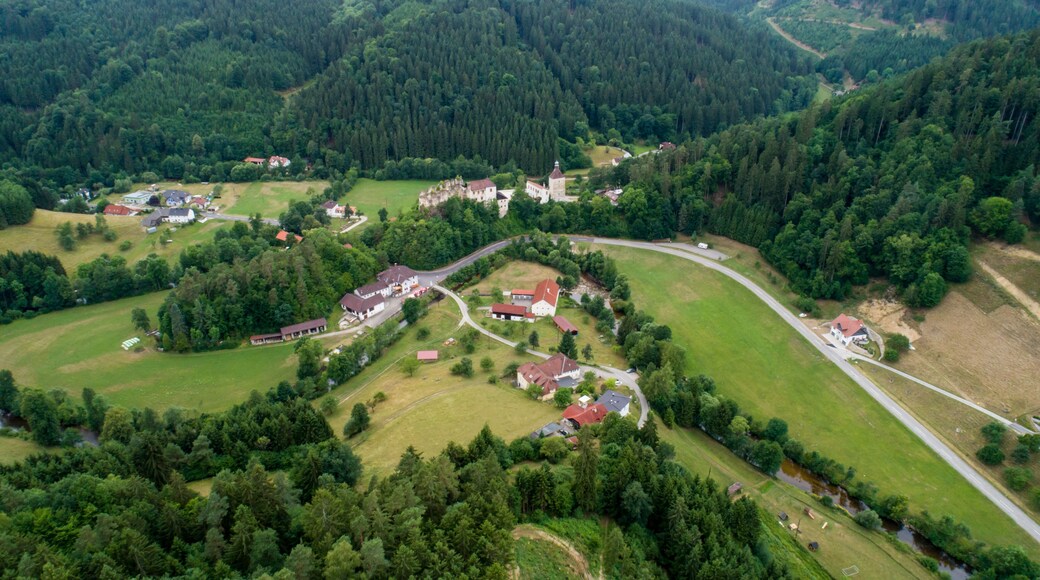 Austria, Upper Austria, Muehlviertel, Pregarten, aerial view
