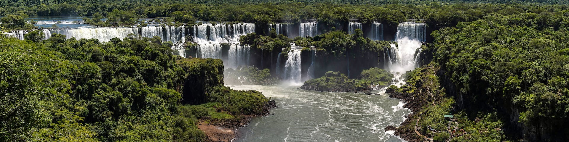 View of the Iguazú Falls
