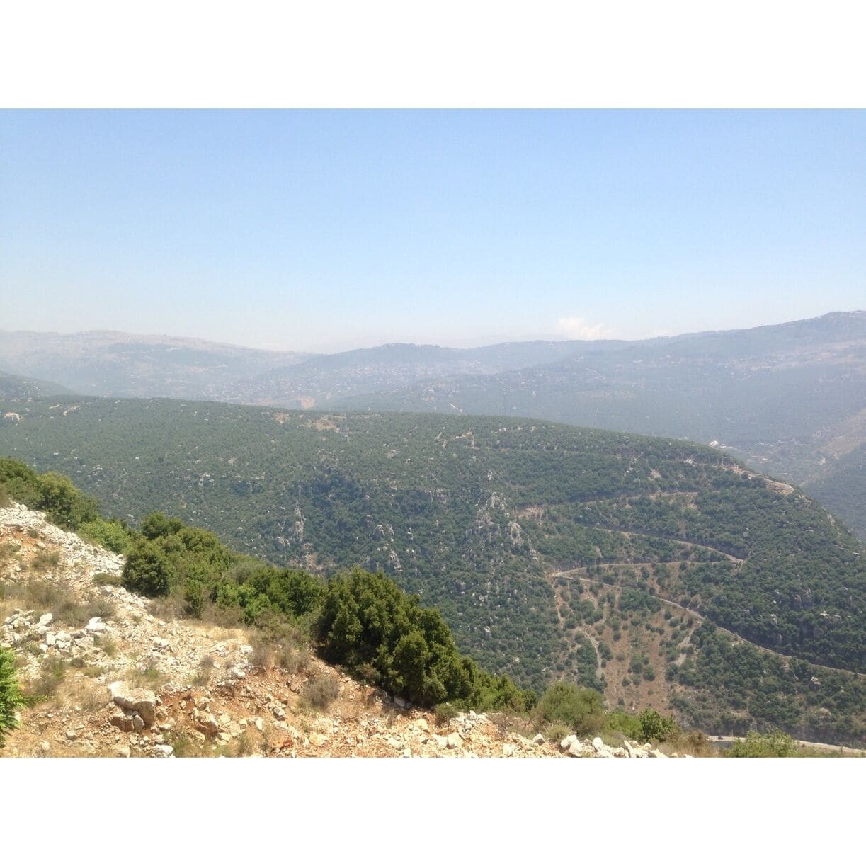 Mountains facing Qlay3at- mount lebanon