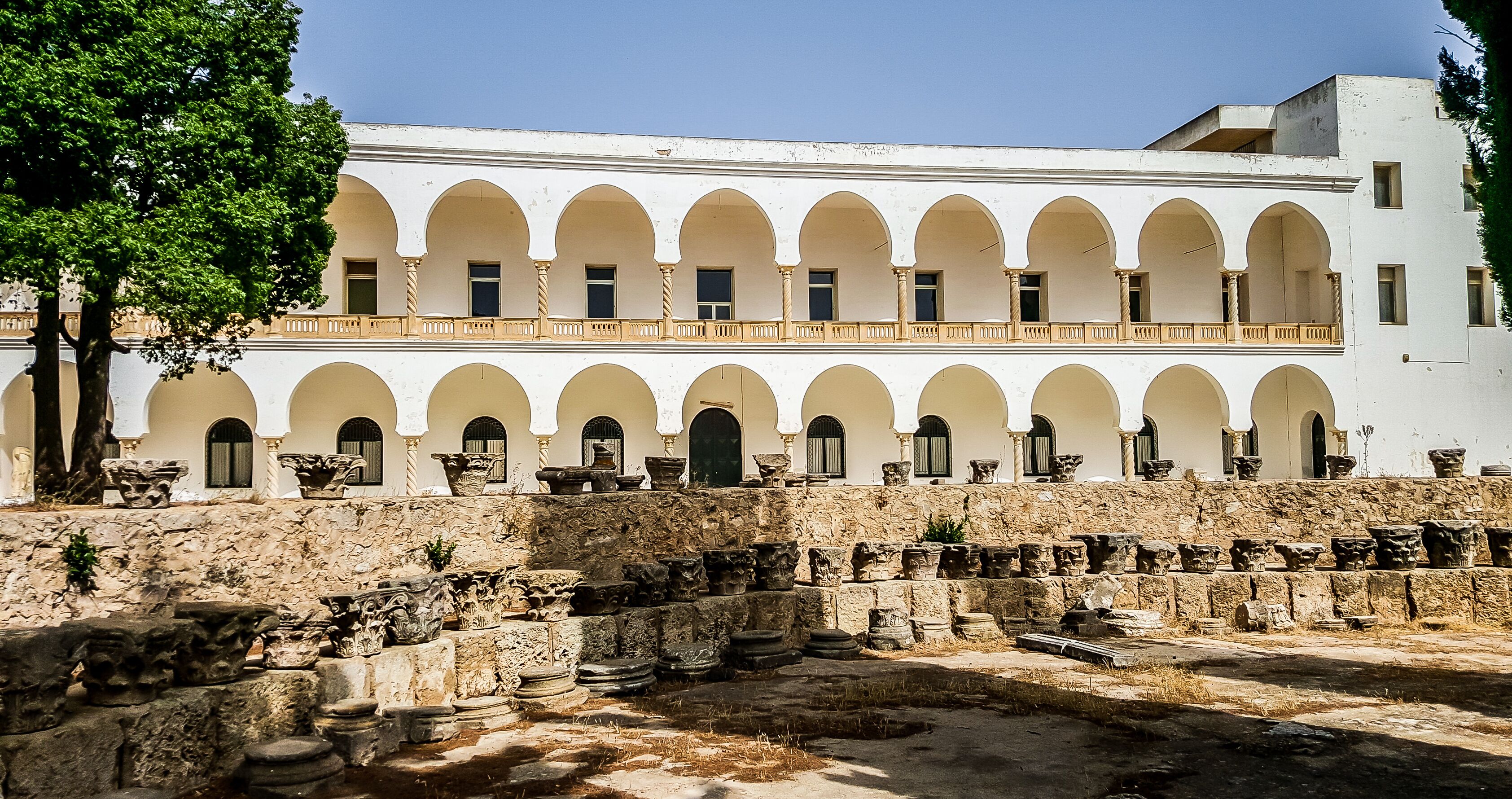 Ancient monuments of ruined Carthage. Tunisia