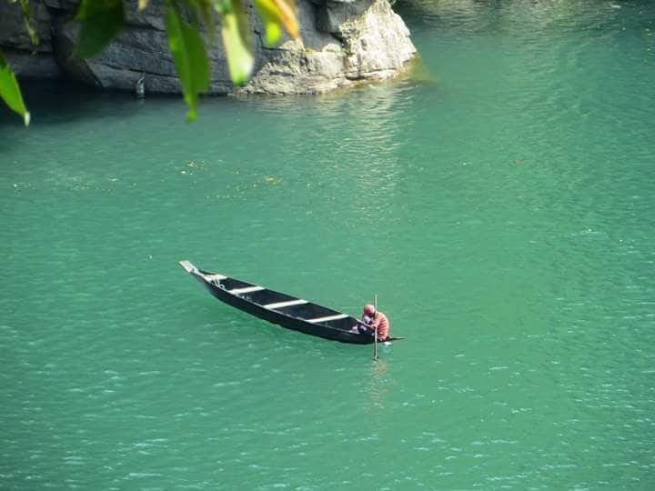 Fishing in Dawki river