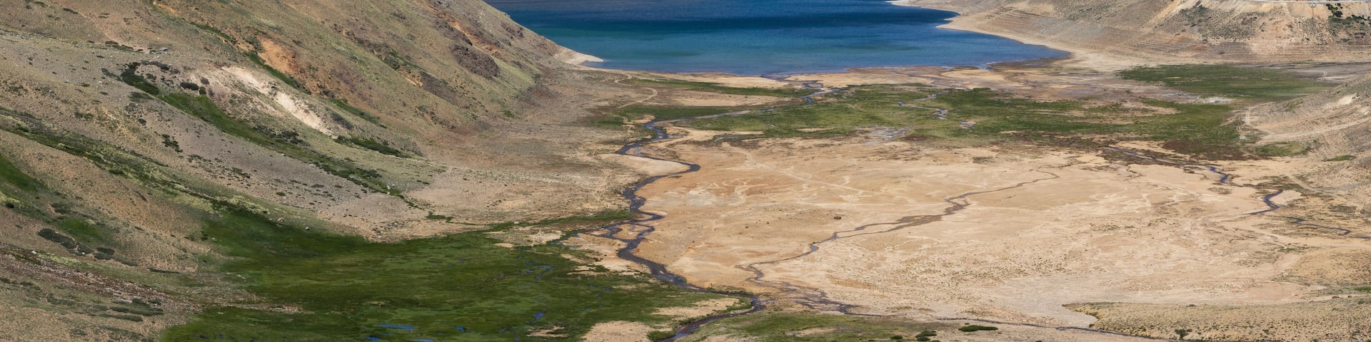 Landscape at Laguna del Maule in Chile, South America