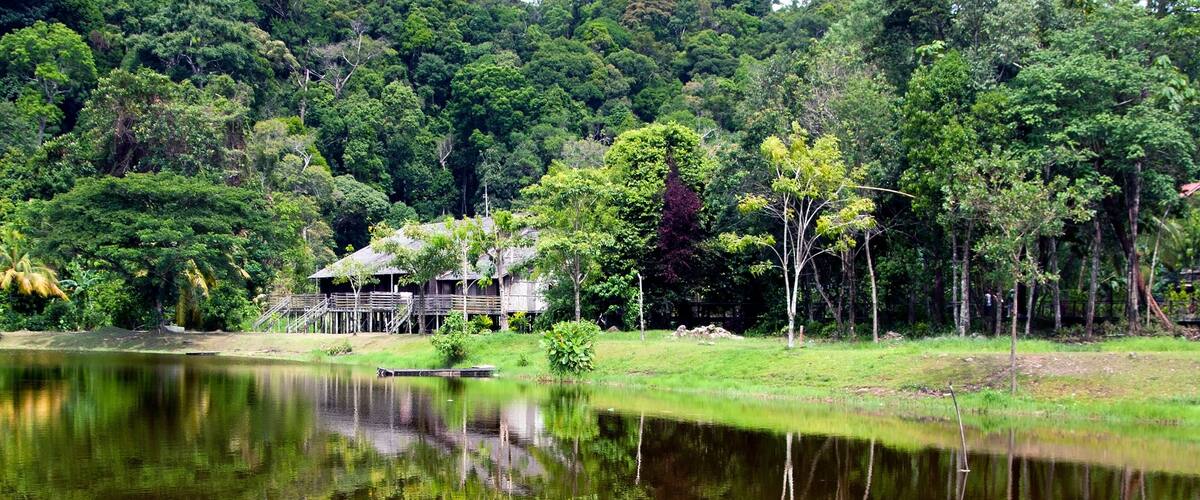 Long house in Sarawak Malaysia