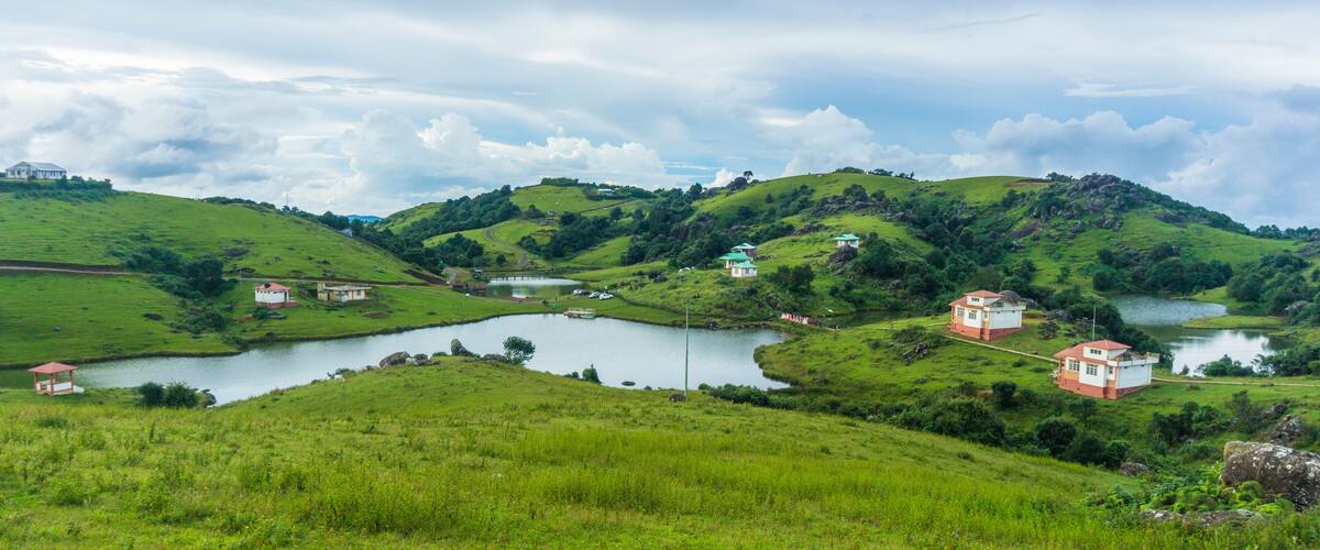 Mawphanlur Lakes Atop of mountains in West Khasi Hills Meghalaya