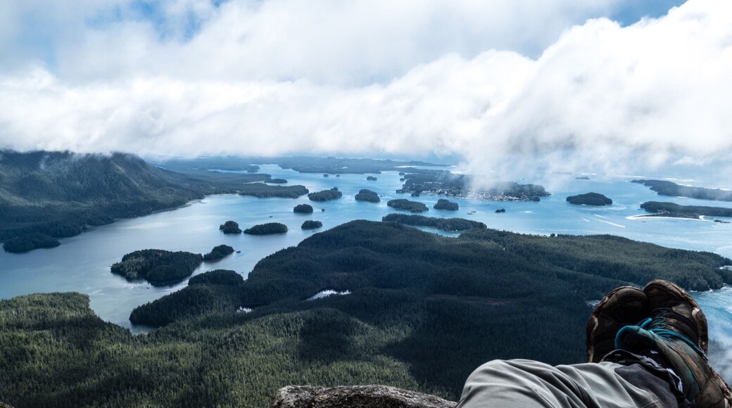 Lone Cone, 30 minute water taxi ride away from Tofino is the end of an 1,5h, 700m evaluation hike.
#hiking #mountain #outdoors #nature