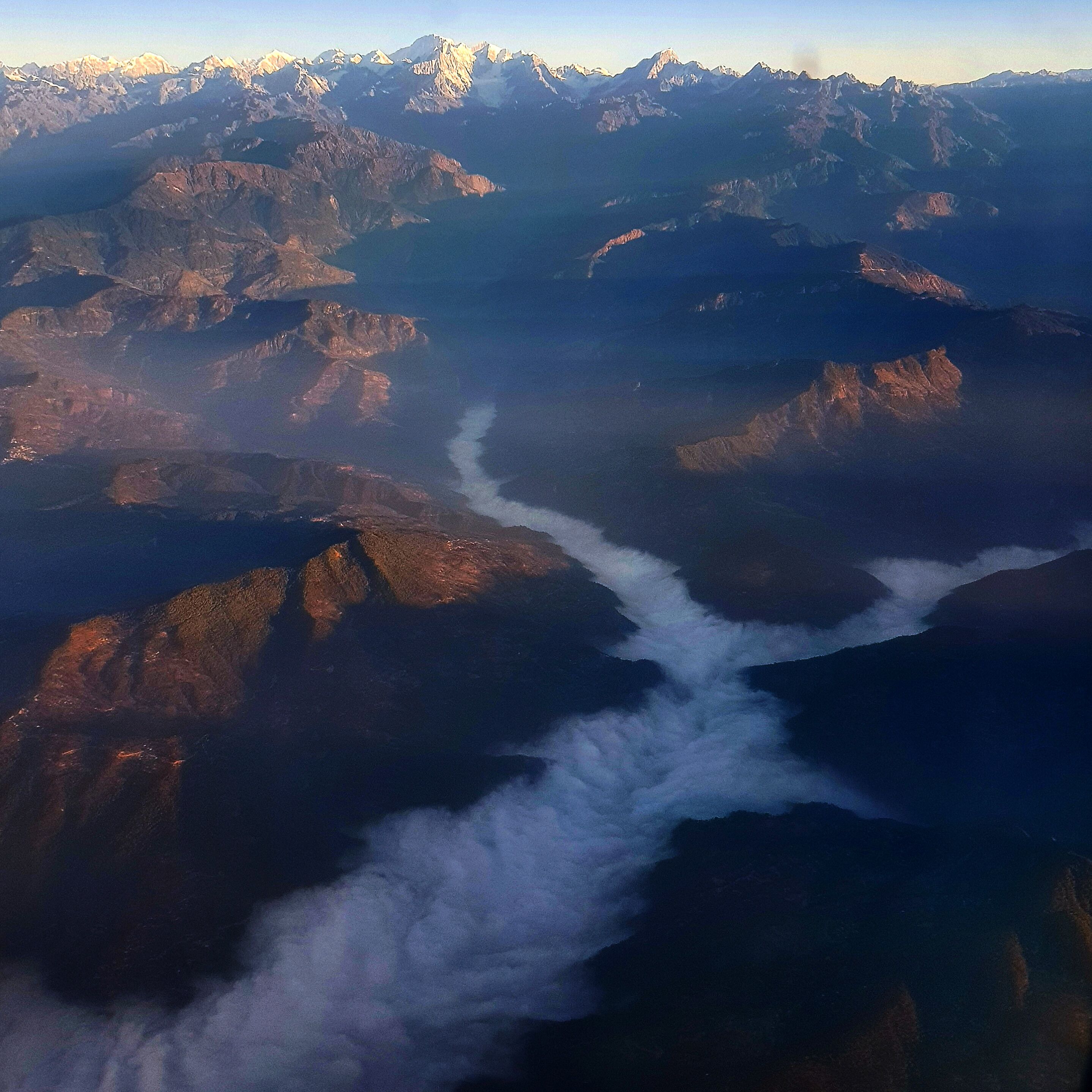 Himalaya from the plane