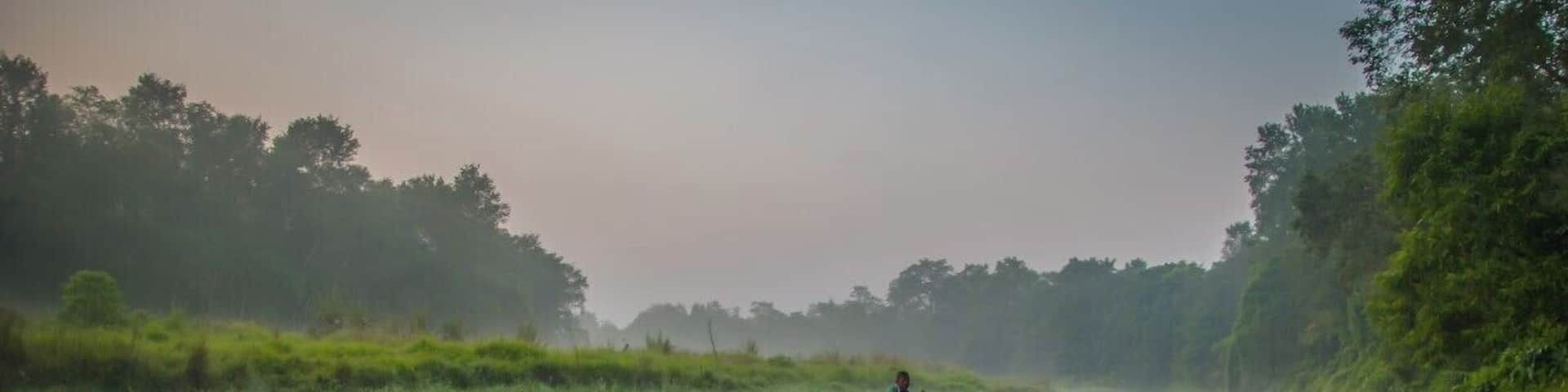 Taking an early morning Canoe at Chitwan National Park. #nationalpark #nepal #troveon #chitwan