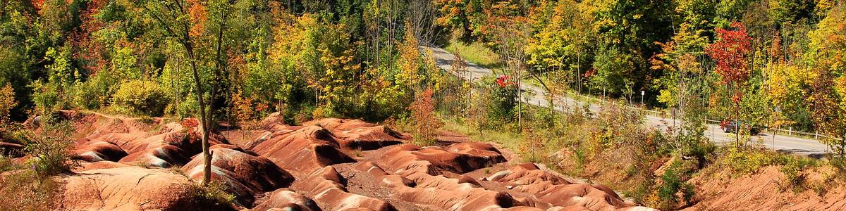 Cheltenham Badlands in Ontario, Canada (HDR)