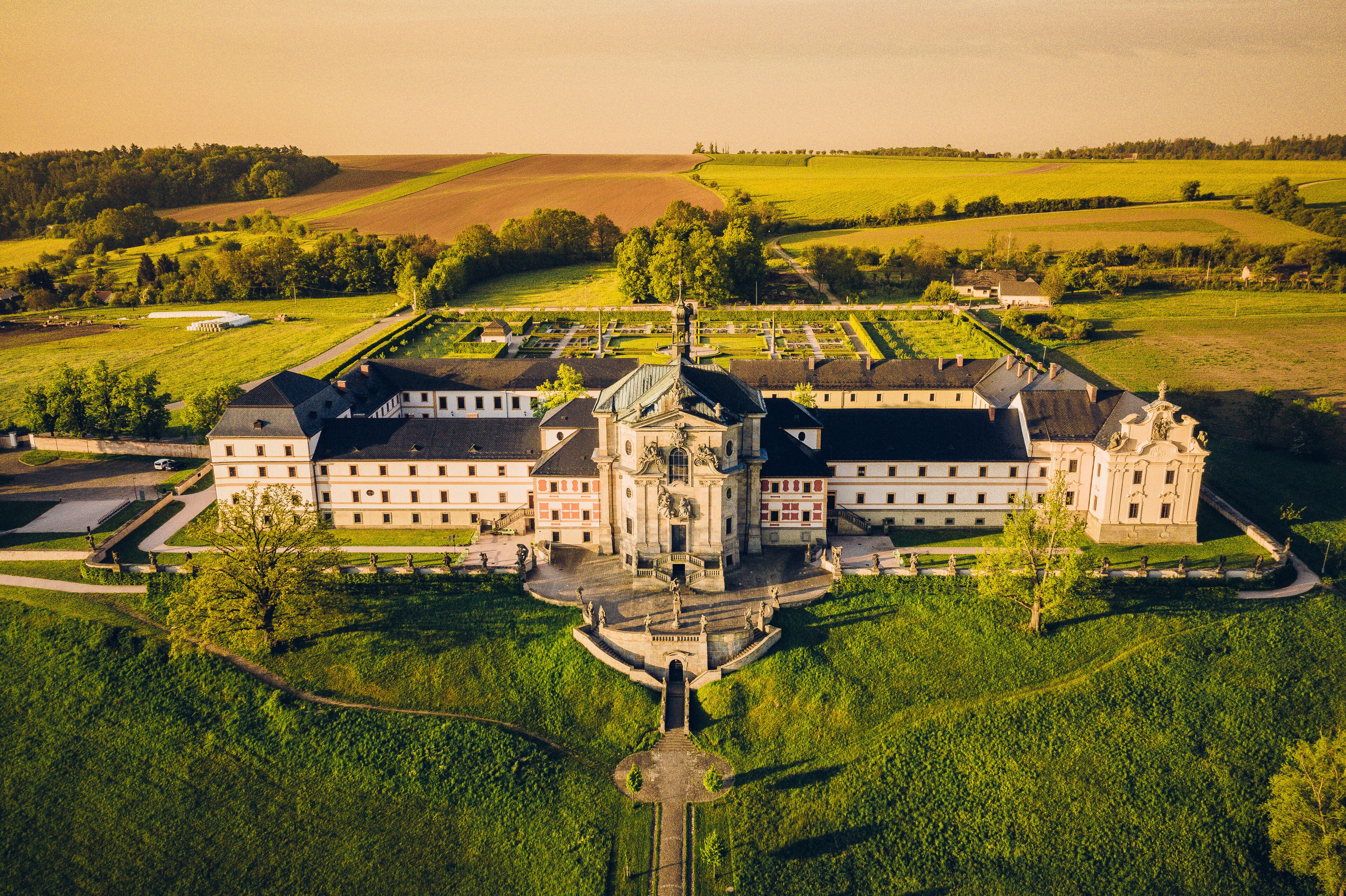 Kuks Hospital is a former care institute for military veterans in Kuks in the Trutnov district, operated between 1744 and 1938. It was the most generous institute of its kind in late Baroque Bohemia.