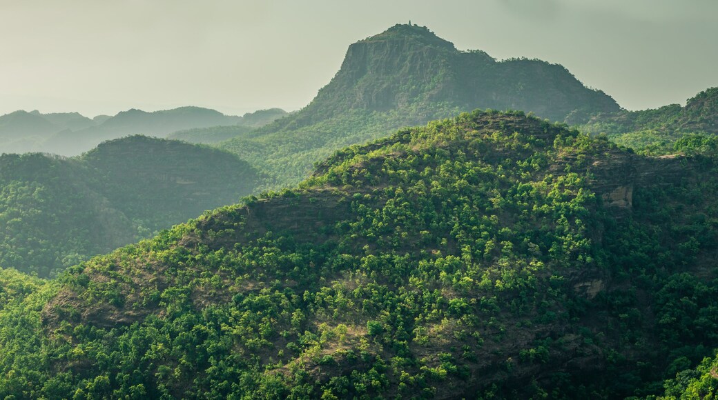 mountains view from Priyadarshini view point in Pachmarhi, Madhya Pradesh , India