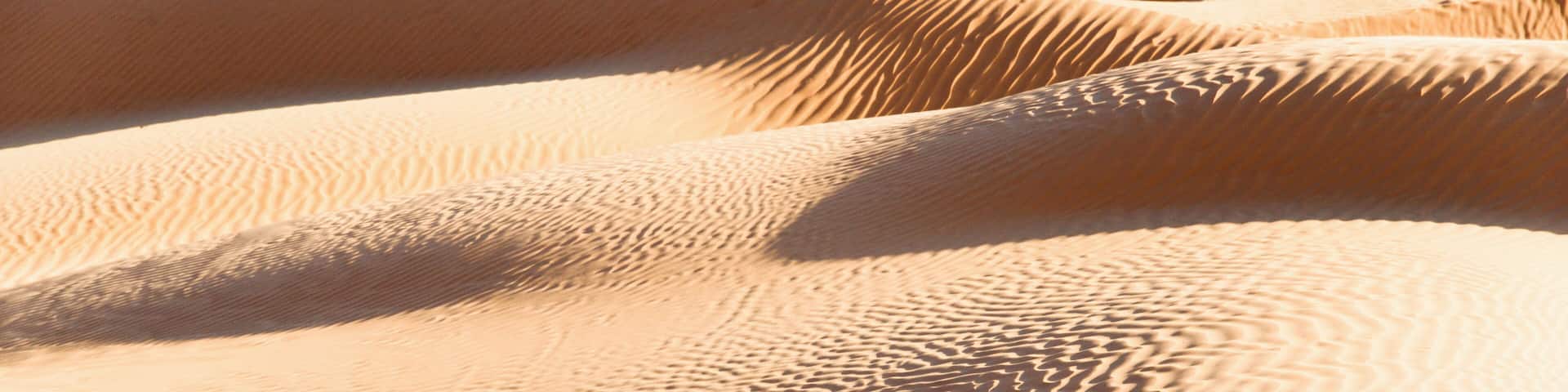 Panoramic abstract landscape in the Sand dunes desert of Sahara, South Tunisia