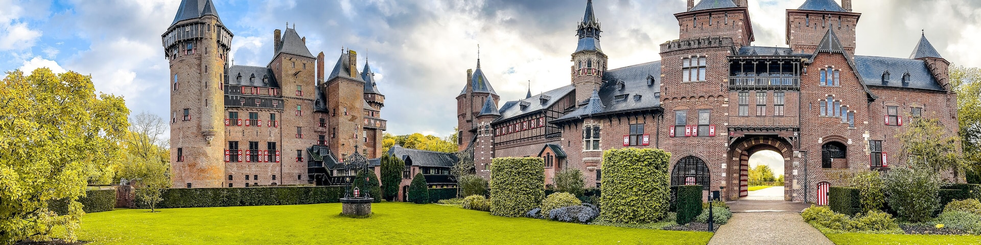 Castle De Haar or Kasteel de haar in Utrecht, Netherlands