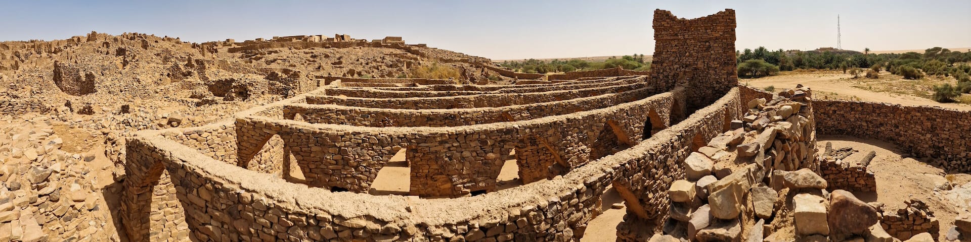 panorama of Chinguetti Mauritania
