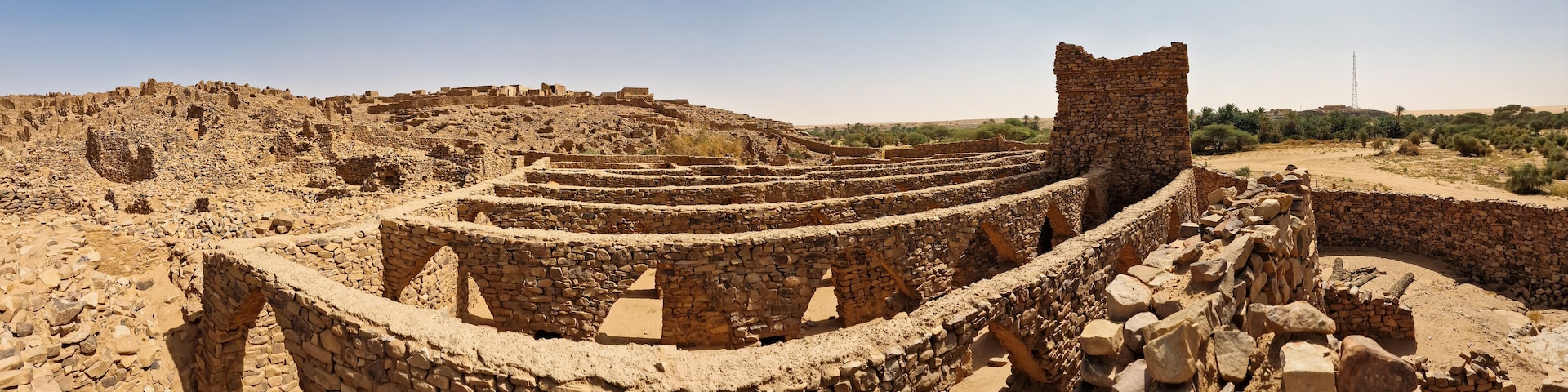 panorama of Chinguetti Mauritania