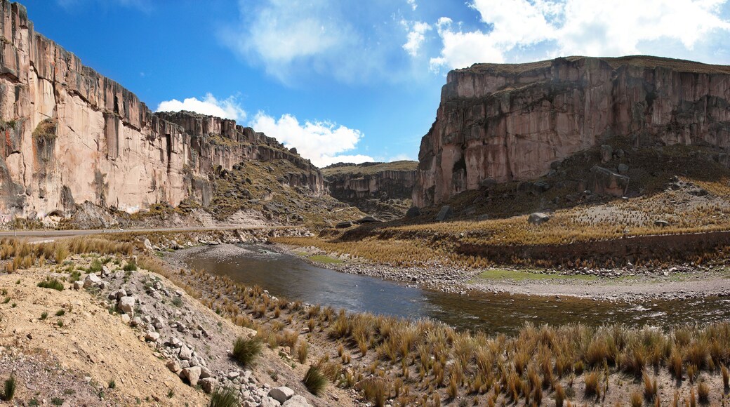 Macusani river gorge in Macusani district, Puno departement, southern Peru