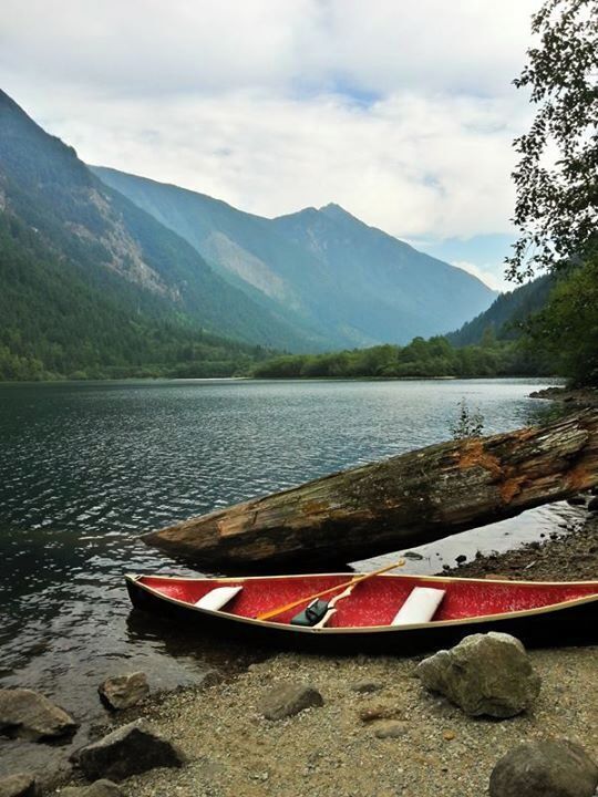 Peace and quiet. Silver Lake Provincial Park near Hope, British Columbia