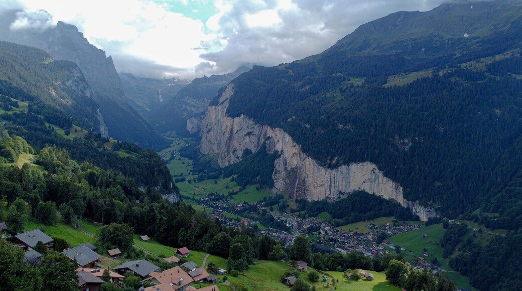 Lauterbrunnen is a municipality in the district of Interlaken-Oberhasli in the canton of Bern in Switzerland.