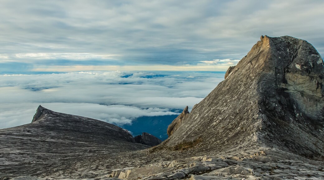 Mount Kinabalu scenery at sunrise