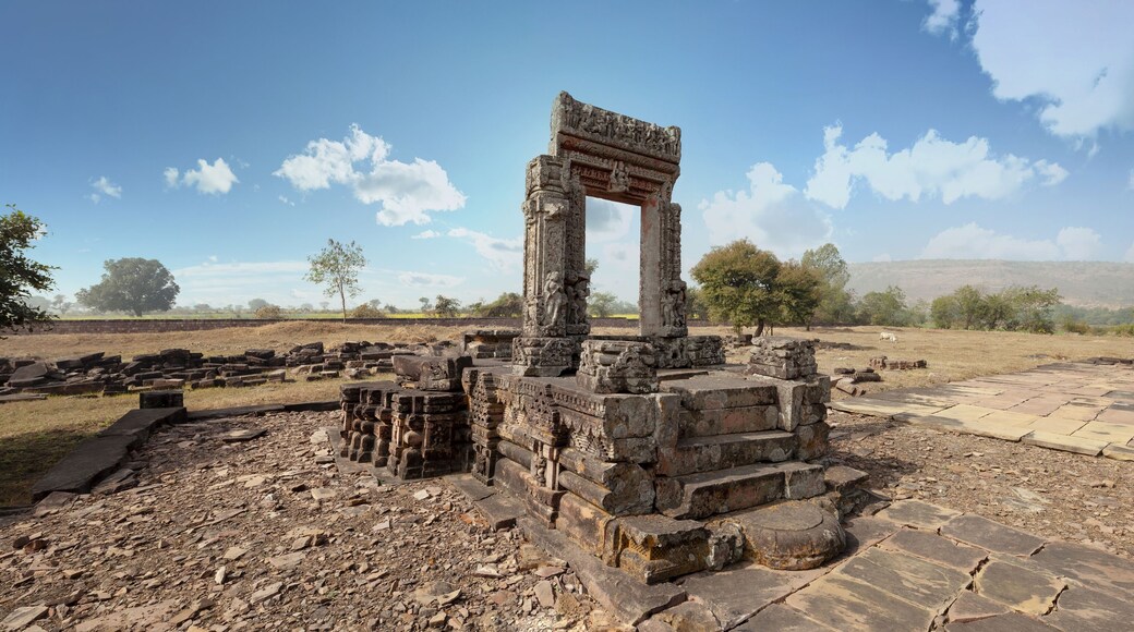 Incredible, untouched by time and man Gadarmal Jain Temple complex of the 9th century. Pathari, Vidisha district, Madhya Pradesh state, India