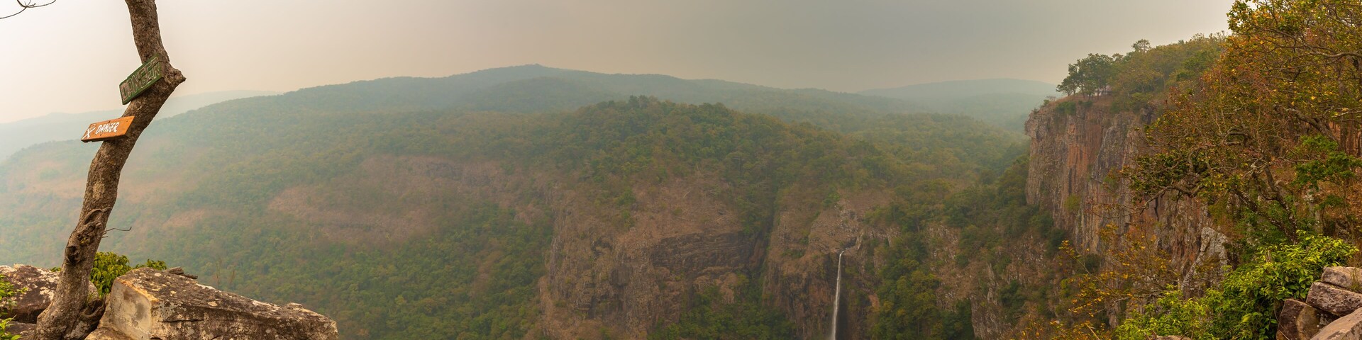 The Famous Waterfall in Orissa , Joranda waterfall from a height of 181 mtrs touches the ground on the gorge perpendicularly.