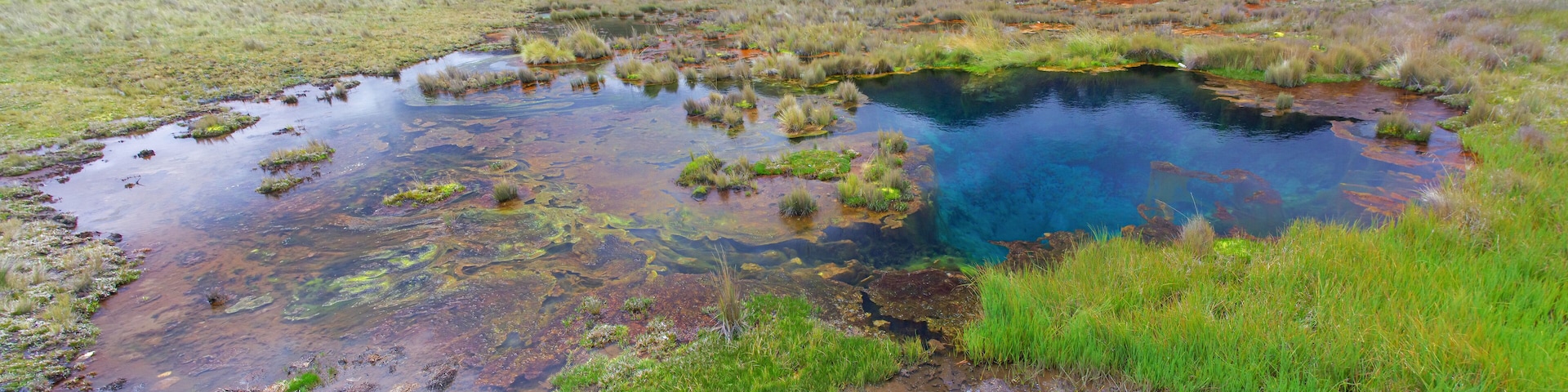 Pumapampa Recreation Zone, way to Pastoruri Glacier, at Huascaran National Park. Peru