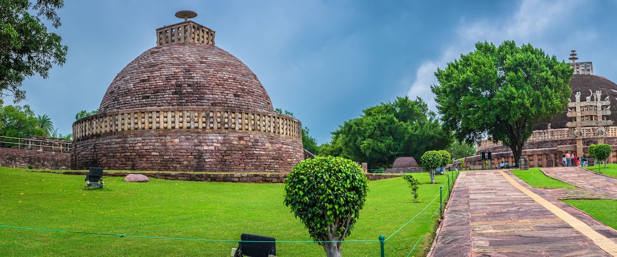 Sanchi Stupa is one of the oldest stone structures in Buddhist complex, famous for its Great Stupa on a hilltop at Sanchi Town in Raisen District of the State of Madhya Pradesh, India