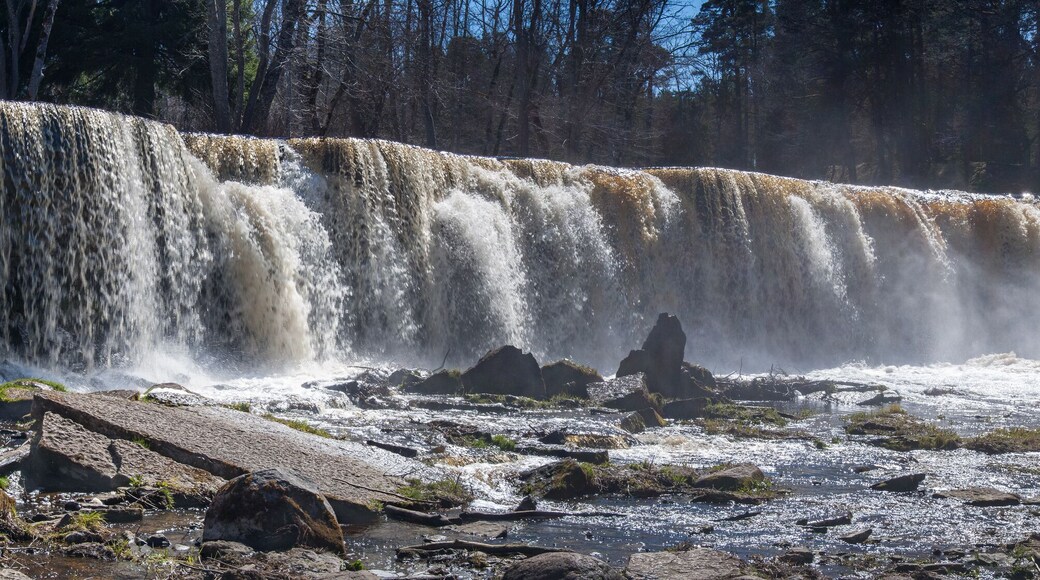 Waterfall on Keila river, Estonia.