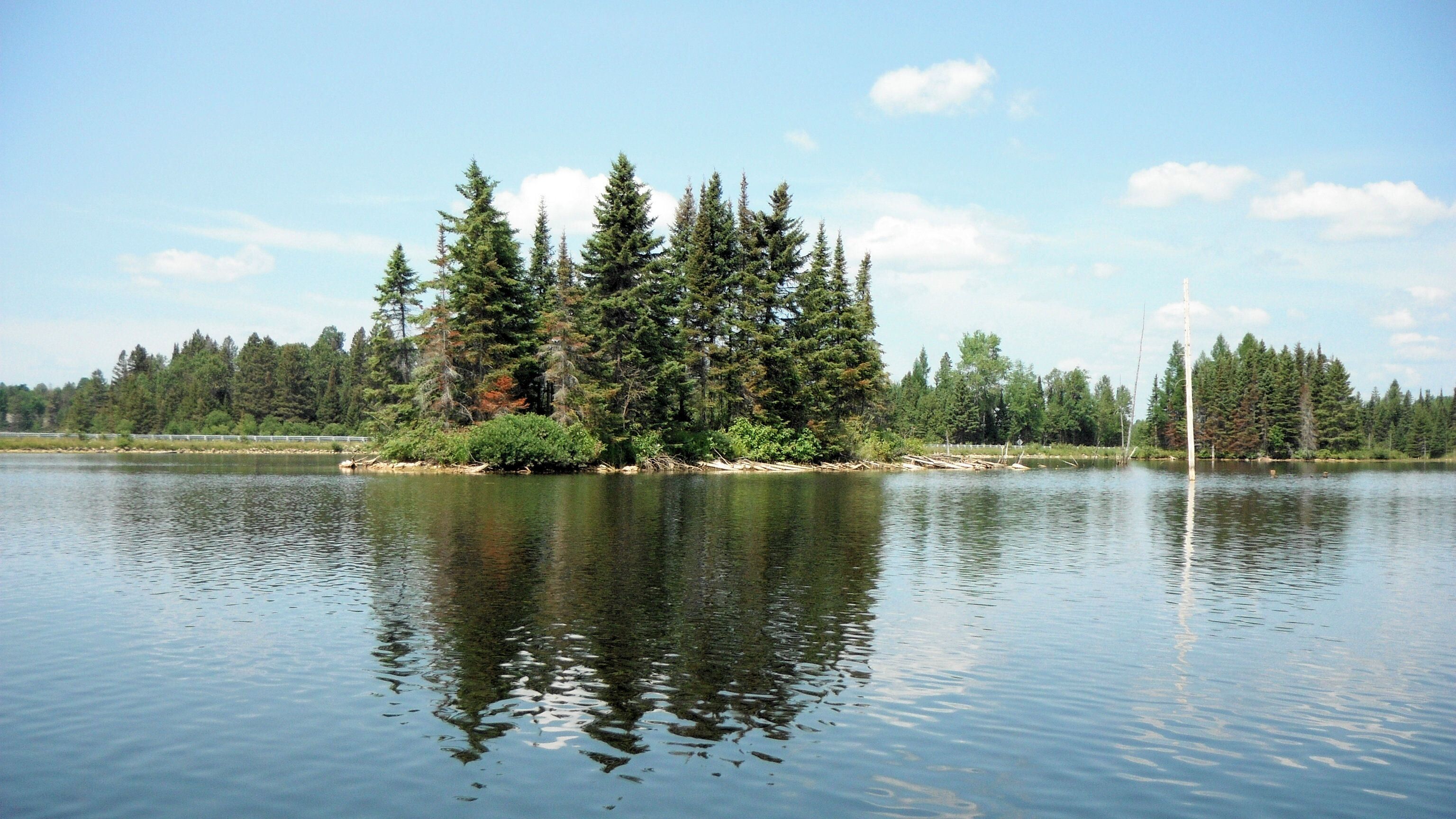 Found a cute island while paddling Stromberg.
