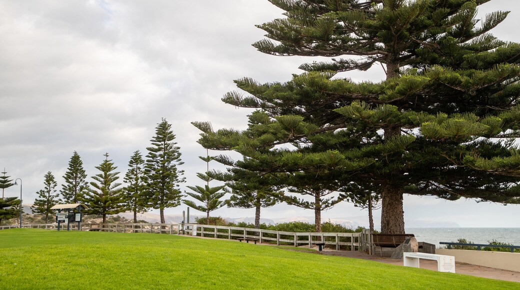 Normanville Beach featuring a park
