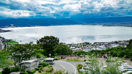 立石公園からの諏訪湖