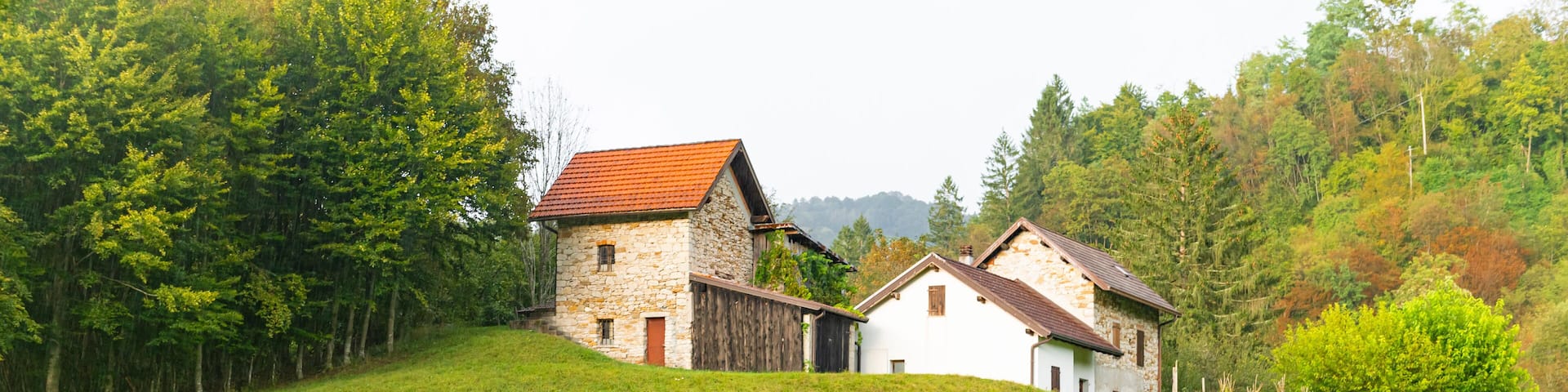 The Brent de l’Art, a natural rock formation resembling a canyon located in Sant’Antonio di Tortal in Borgo Valbelluna, Veneto, Italy