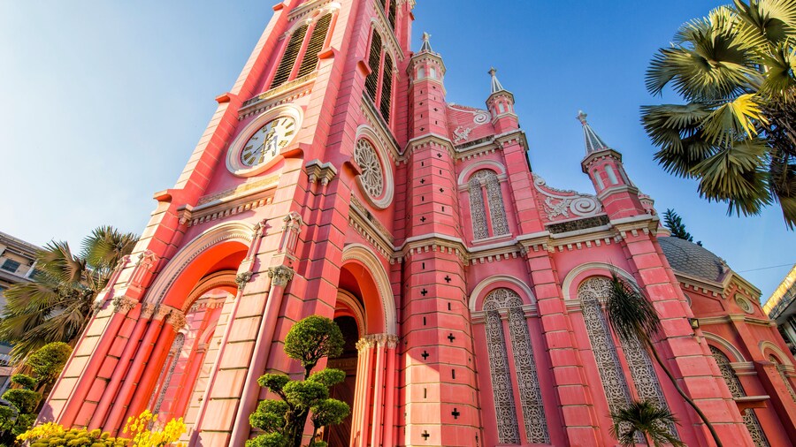 Tan Dinh Church in Ho Chi Minh Vietnam