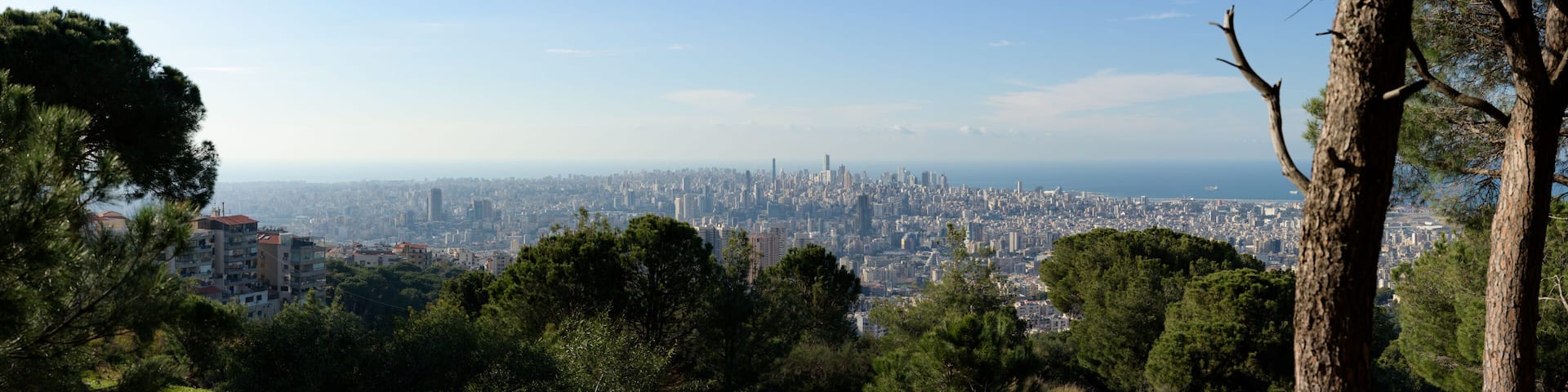 Panorama of Beirut, Lebanon