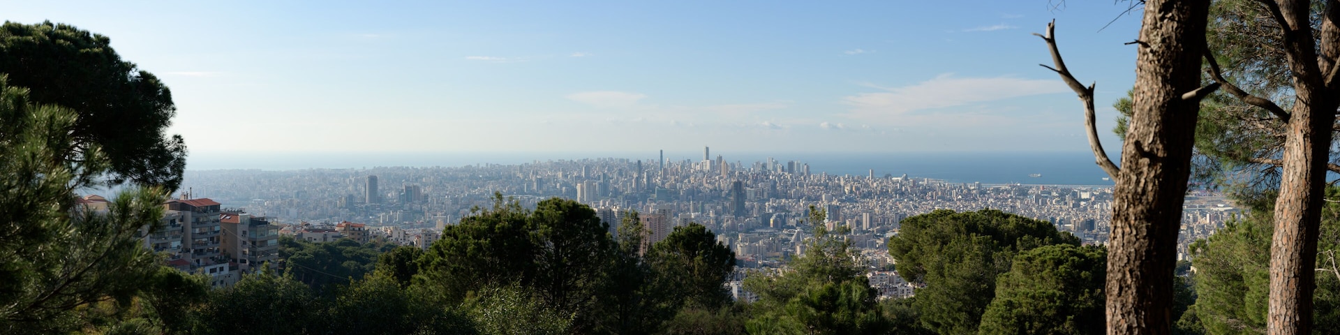 Panorama of Beirut, Lebanon