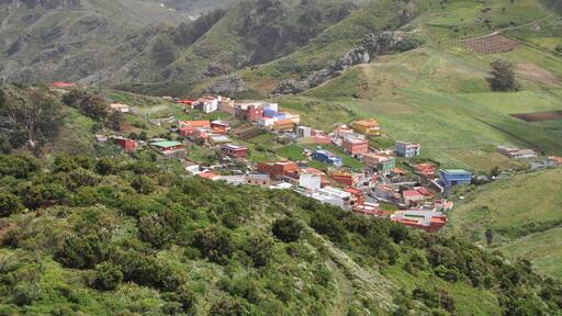 Vista del barrio de Jardina