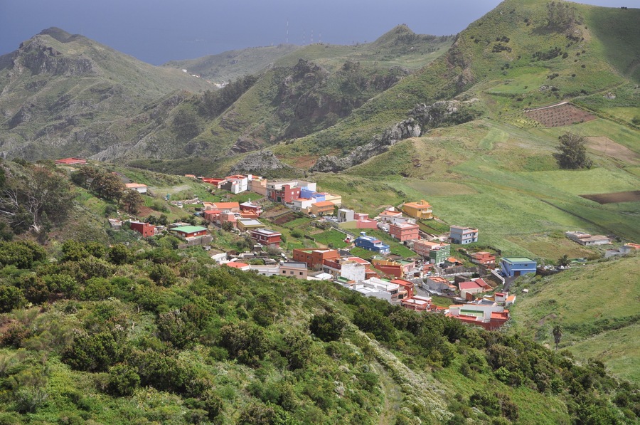Vista del barrio de Jardina