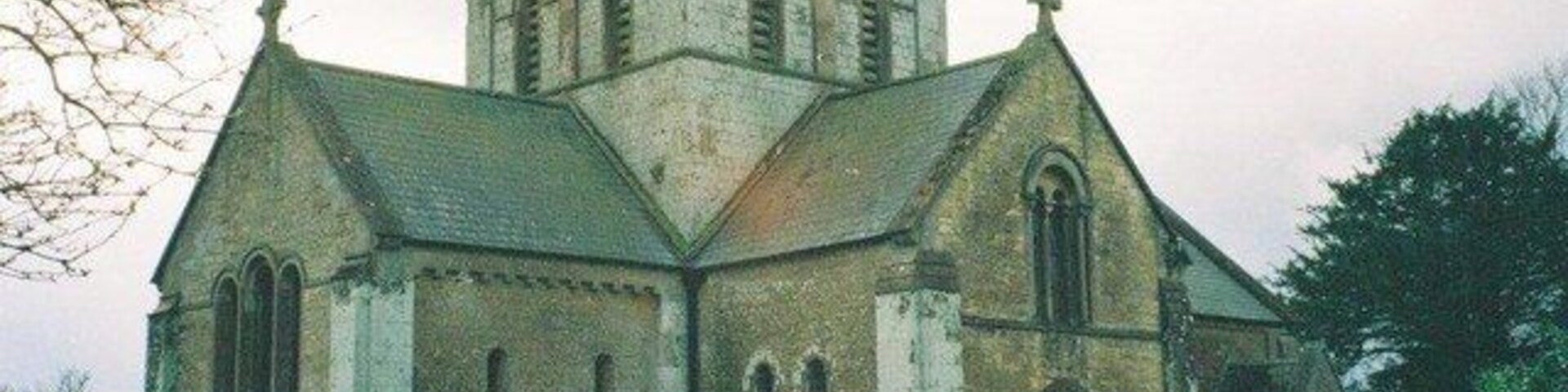 Christ Church parish church, East Stour, Dorset, seen from the north