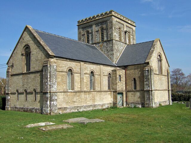 Christ Church parish church, East Stour, Dorset, seen from the southwest